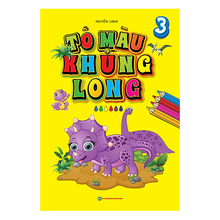 Sách Tô Màu Khủng Long 3