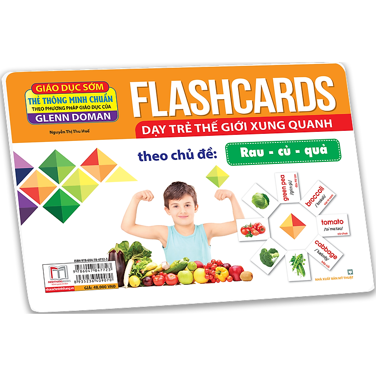 Flashcards Dạy Trẻ Thế Giới Xung Quanh Theo Chủ Đề - Rau, Củ, Quả