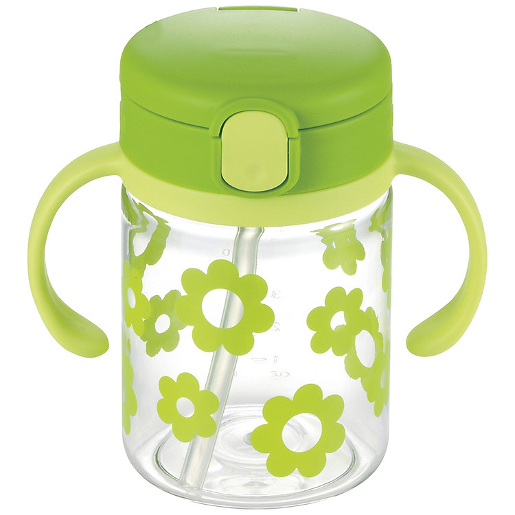 Cốc Có Ống Hút Richell LC RC20232 (200ml) - Xanh láv