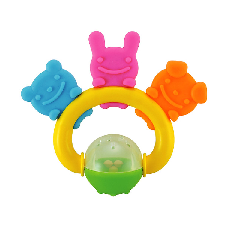 Ngậm Nướu Có Xúc Xắc Richell RC49540 - Hình 3 Người Bạn