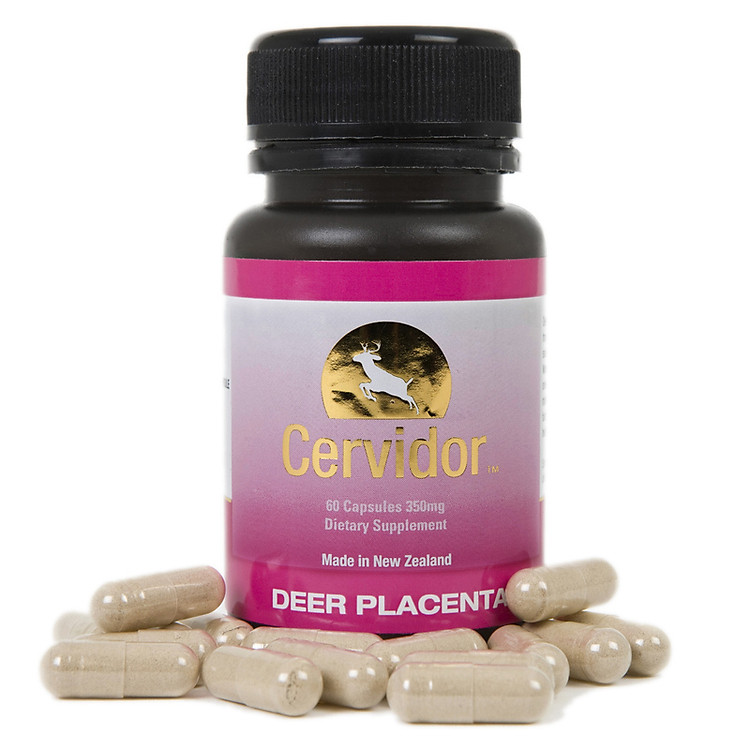 Nhau Thai Hươu Dạng Viên Red Seal Cervidor Deer Placenta (Hộp 60 Viên)