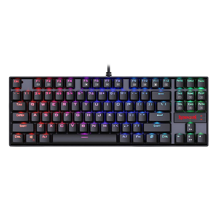 Bàn Phím Cơ Có Dây Redragon Kumara K552 RGB Blue Switch Tenkeyless - Hàng Chính Hãng