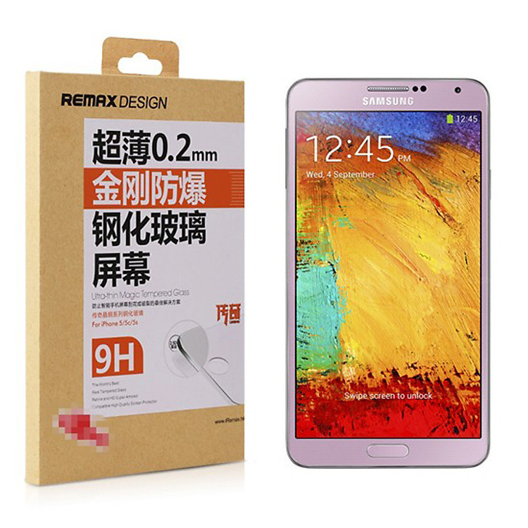 Miếng Dán Cường Lực Remax Magic Cho Samsung Note 3 (0.2mm) - Hàng Chính Hãng