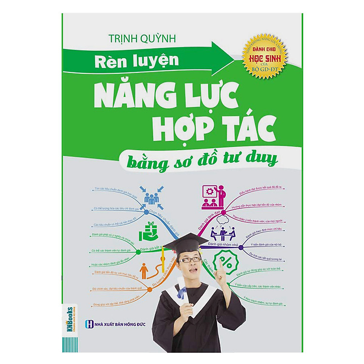 Sách Rèn Luyện Năng Lực Hợp Tác Bằng Sơ Đồ Tư Duy (Tặng Kèm Sổ Viết Mindmap)