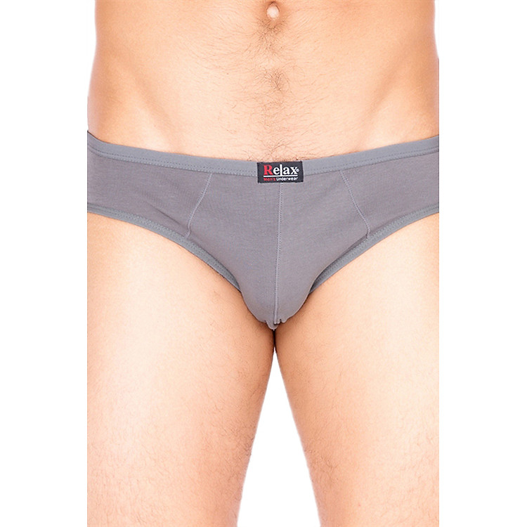 Quần Brief Thun Giãn 4 Chiều Relax RL003 - Xám Đậm