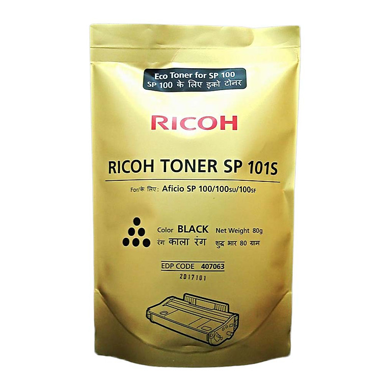 Túi Mực Nạp Ricoh Refill Cho SP100 - SP111- SP200 - SP210 (80g) - Hàng Chính Hãng