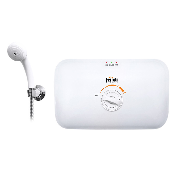 Máy Nước Nóng Trực Tiếp Không Bơm Ferroli Rita FS-4.5TM (4500W) - Trắng - Hàng chính hãng
