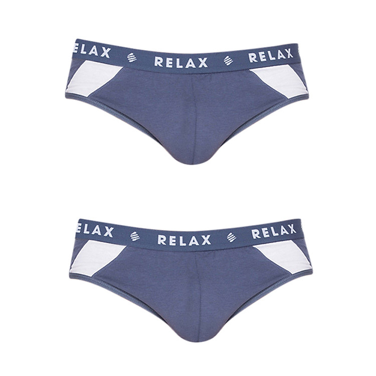 Combo 2 Quần Brief Thun Giãn 4 Chiều Relax RLTK015 - Xanh Đá