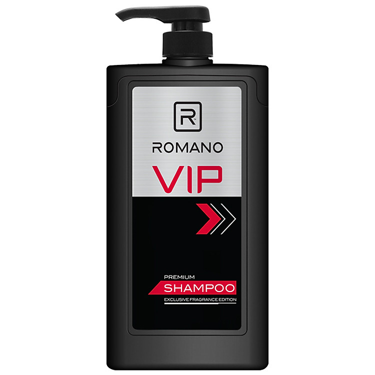 Dầu Gội Cao Cấp Cho Nam Romano VIP 650g