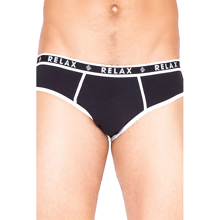 Quần Brief Thun Giãn 4 Chiều Relax RLTK024 - Đen