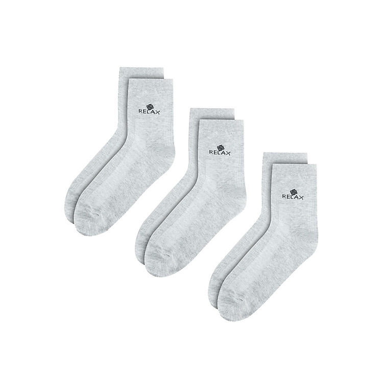 Combo 3 Vớ Trung Relax RS010 - Màu Tiêu Trắng