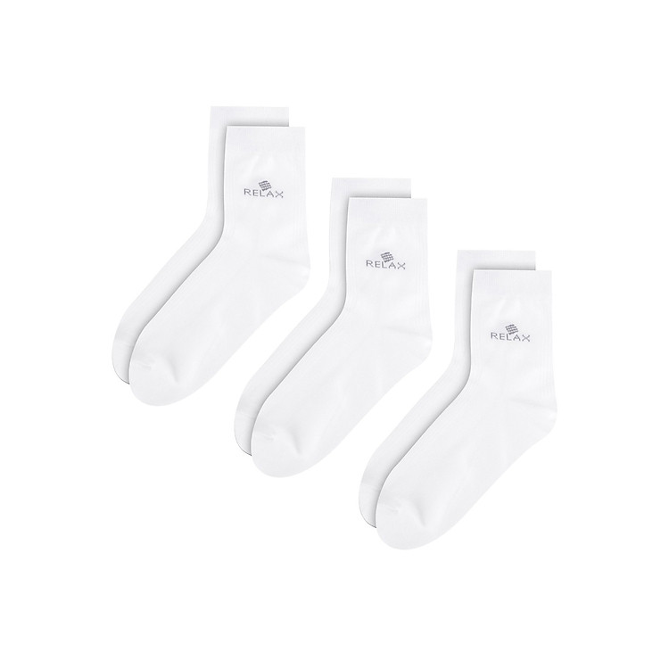 Combo 3 Vớ Trung Relax RS010 - Trắng
