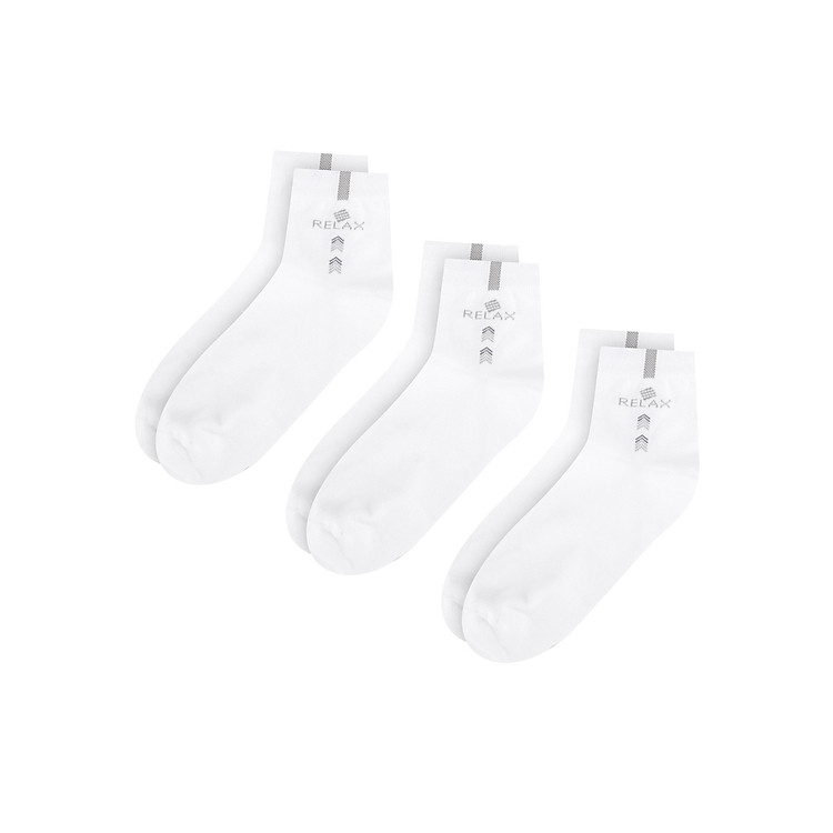 Combo 3 Vớ Trung Relax RS013 - Trắng