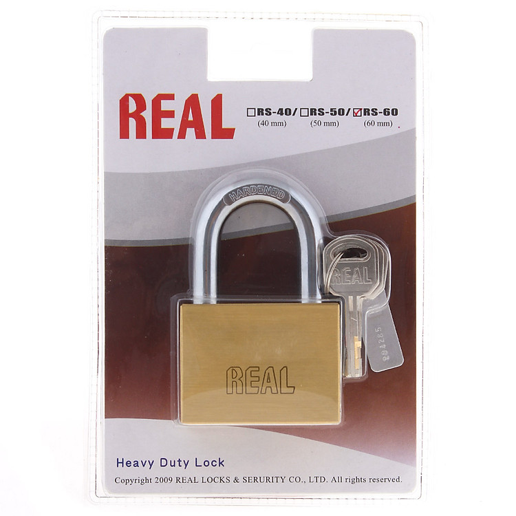 Khóa Treo Vuông Real RS60-01 (60 mm)