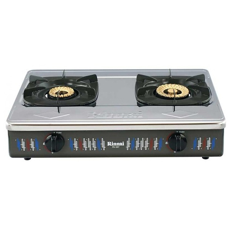 Bếp Gas Dương Đôi Rinnai RV-367S – Bạc- Hãng chính hãng