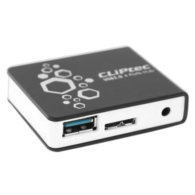 Hub USB 3.0 4 Ports Cliptec RZH323 - Hàng Chính Hãng