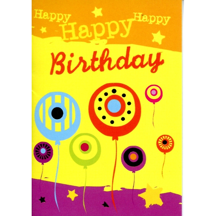 Thiệp chúc mừng Happy Birthday (S-811)