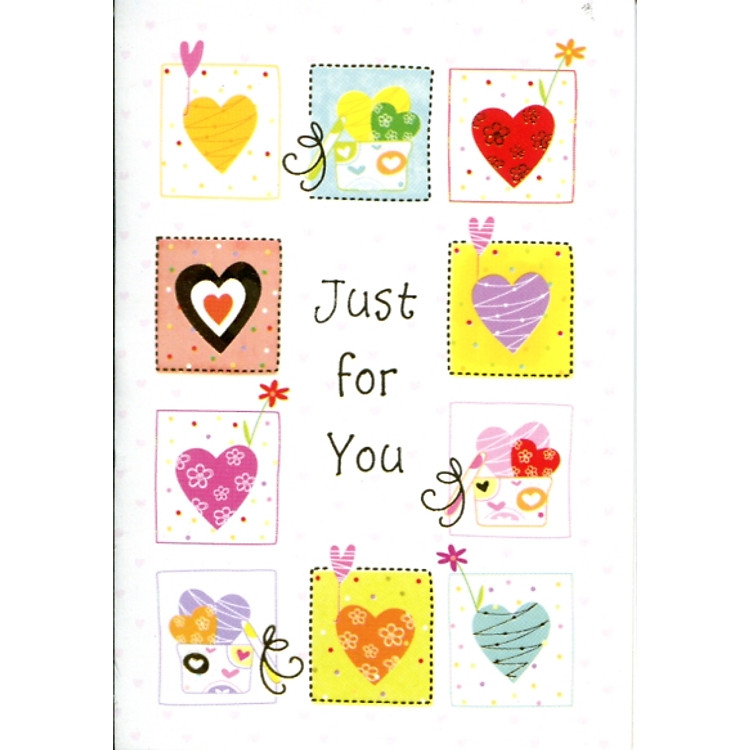 Thiệp chúc mừng Just for you (S-812)