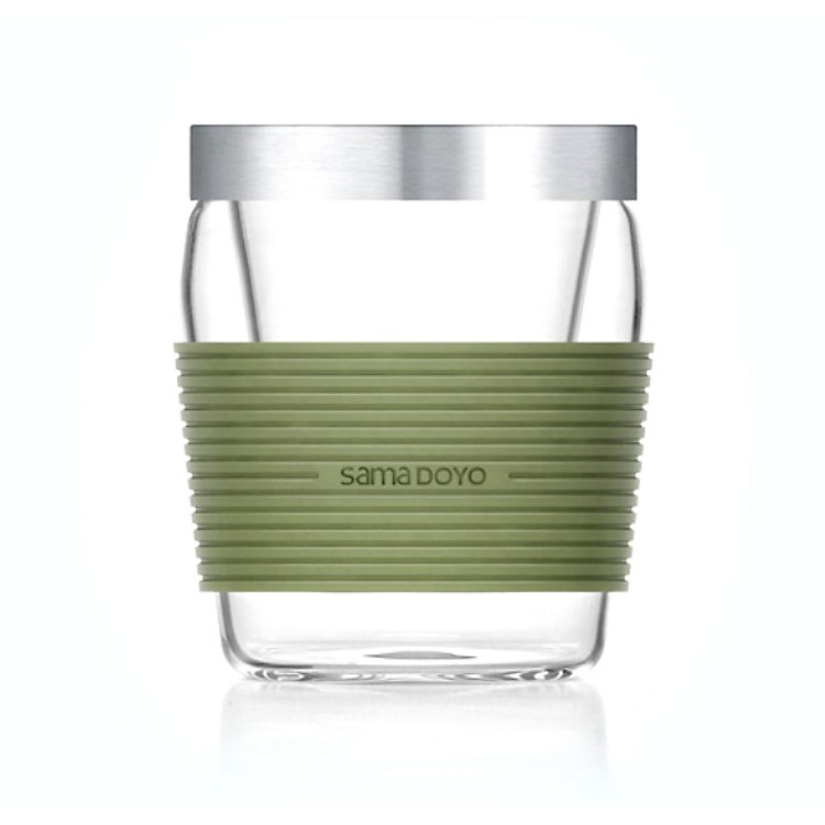 Ly Lọc Thuỷ Tinh Silicagel Samadoyo S017B – Xanh lá (370ml)