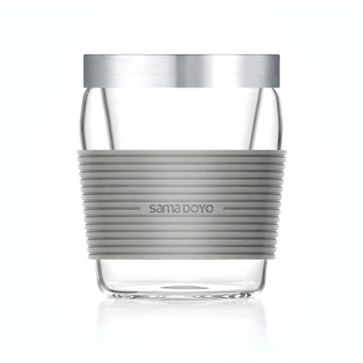 Ly Lọc Thuỷ Tinh Silicagel Samadoyo S017C – Xám (370ml)