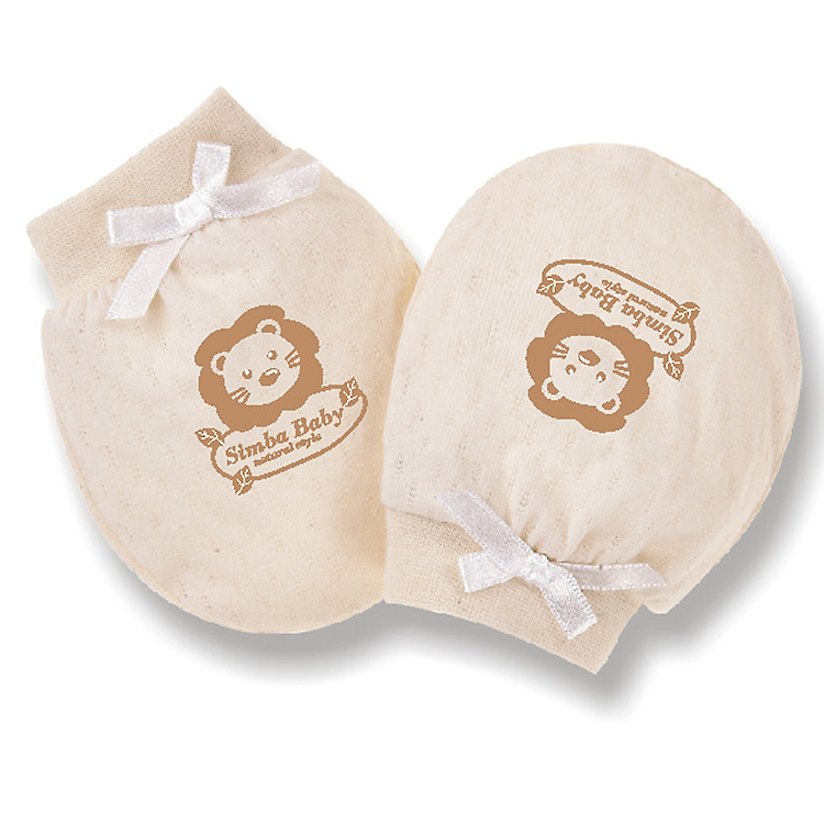 Bao Tay Bé Sơ Sinh Vải Bông Hữu Cơ Simba Organic