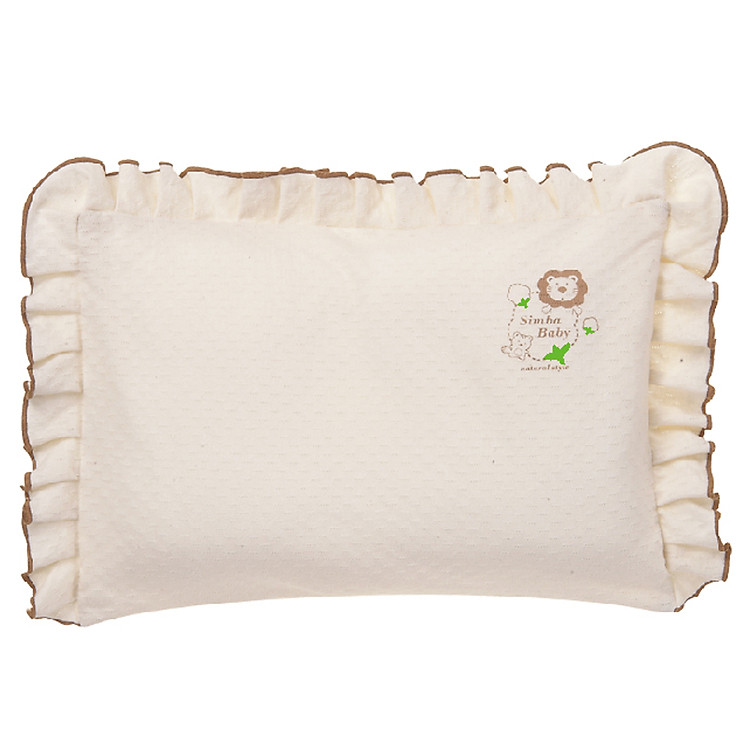 Gối Bọc Viền Nhúng Vải Bông Hữu Cơ Simba Organic S5014