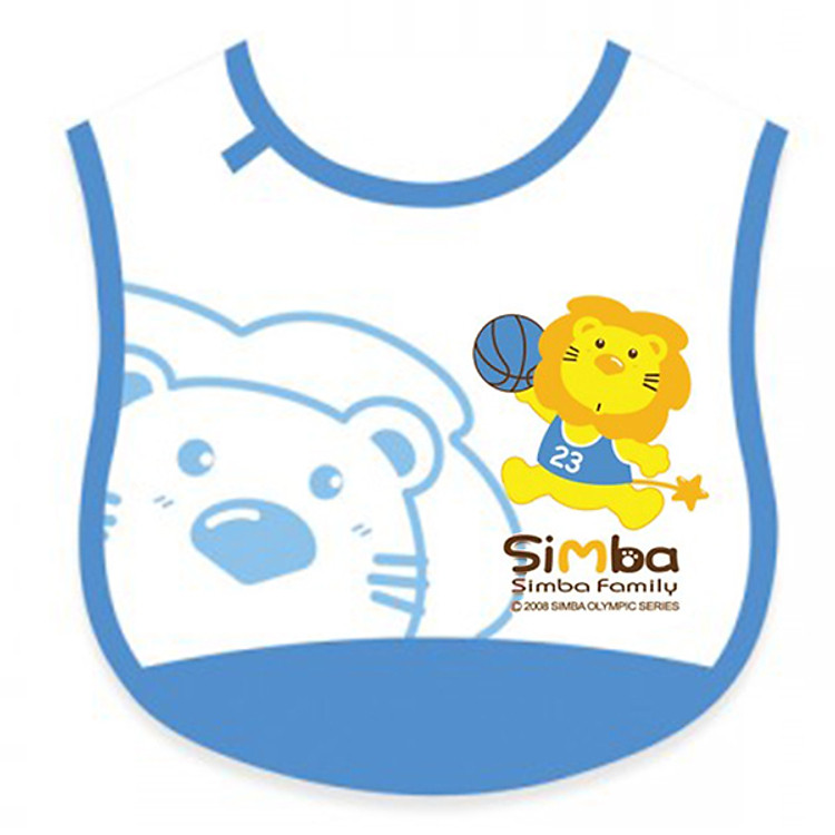 Yếm Ăn Dán Cạnh Simba - Hình Bóng Rổ