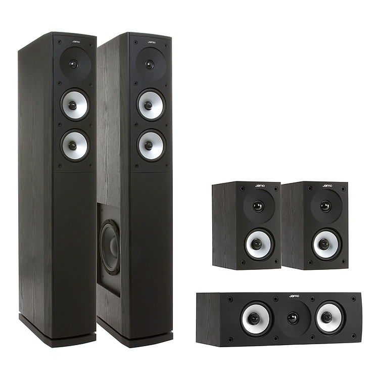 Bộ Loa Thùng Jamo S626 HCS Black Ash - Hàng Chính Hãng