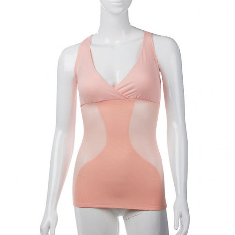 Áo Body 2 Trong 1 Kuku S7503 (Nịt Bụng Kèm Áo Ngực Cho Bé Bú) - Hồng