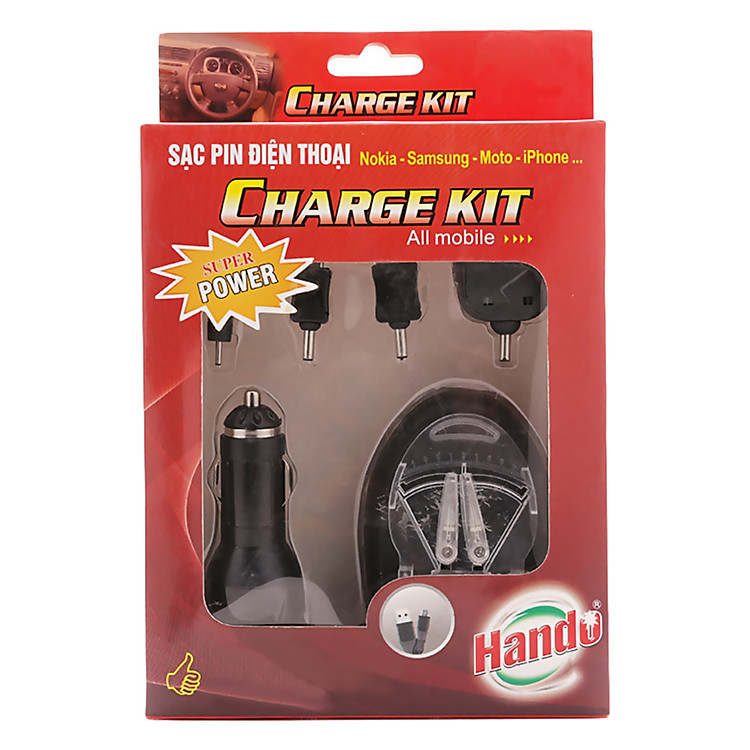 Sạc Pin Điện Thoại 12V Hando