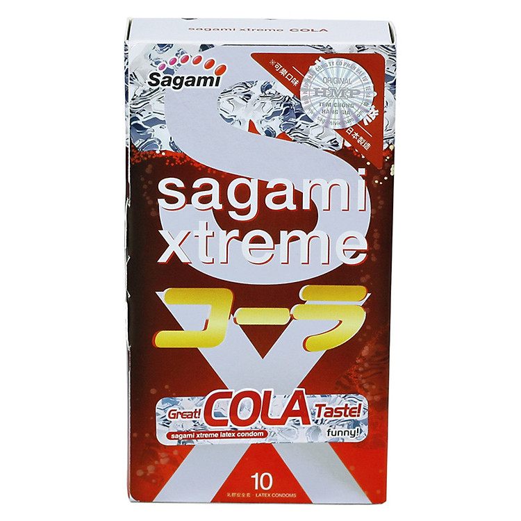 Combo 3 Bao Cao Su Sagami Xtreme Cola - Hộp 10 Gói