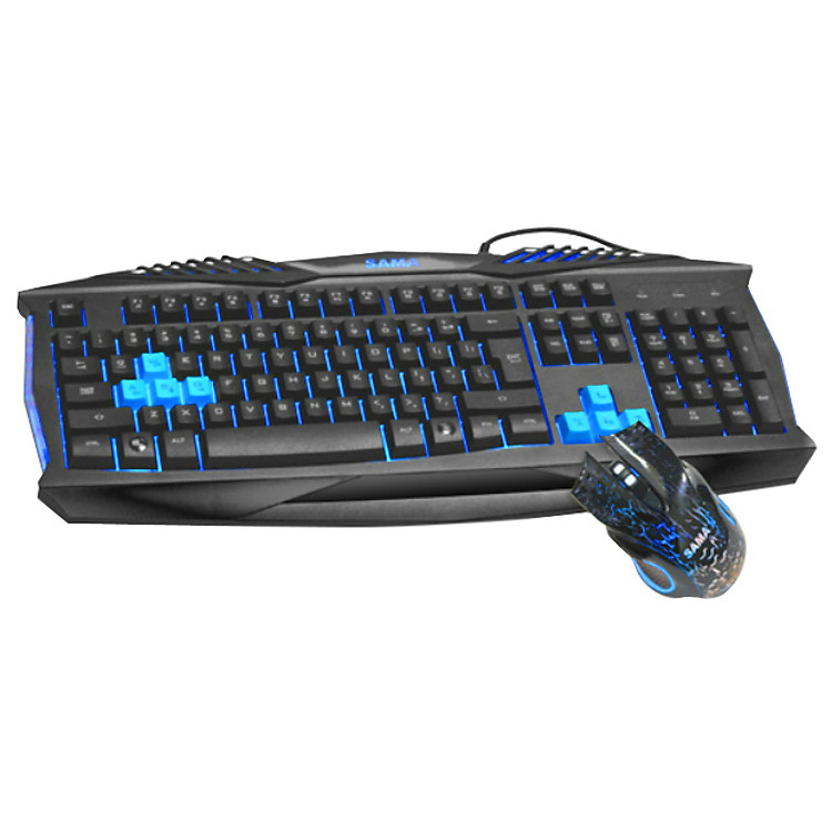 Bộ Bàn Phím Và Chuột Có Dây Sama TG 7100 - Hàng Chính Hãng