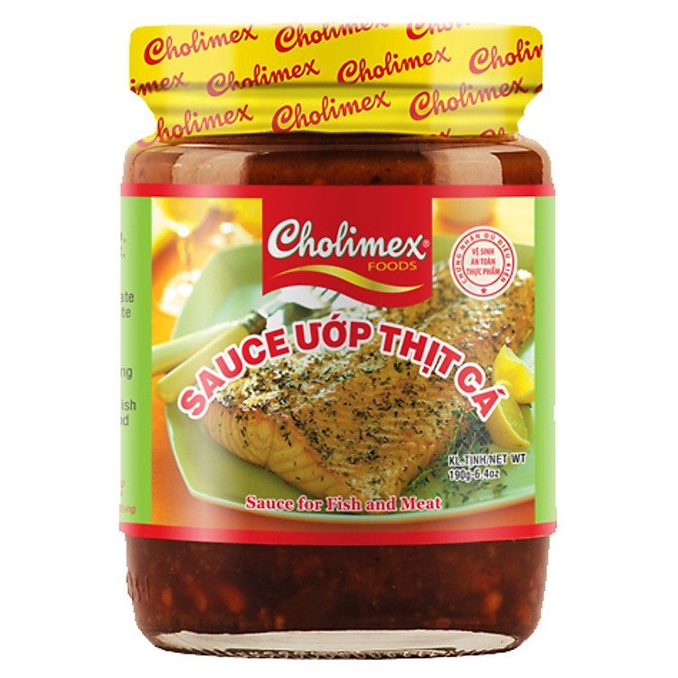 Sauce Ướp Thịt Cá Cholimex Hũ Thuỷ Tinh 190g