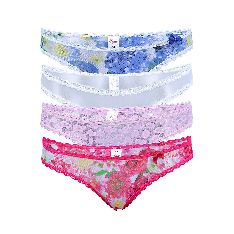 Combo 4 Quần Lót Nữ Sapphire Of Paris Bell Tuyn SBR3-SBT4.22.24