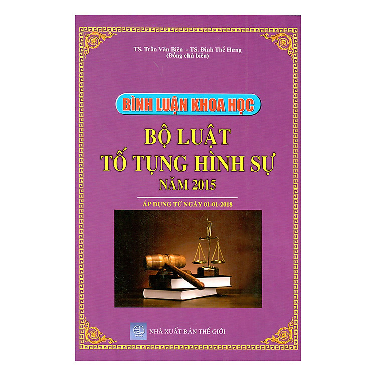 Sách Bình Luận Khoa Học Bộ Luật Tố Tụng Hình Sự Năm 2015