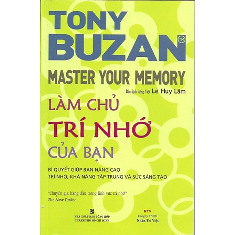 Sách Làm Chủ Trí Nhớ Của Bạn