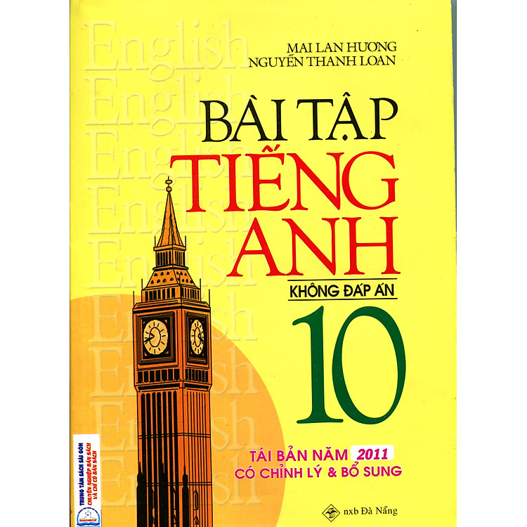 Sách Bài Tập Tiếng Anh Lớp 10 (Không Đáp Án) Mai Lan Hương