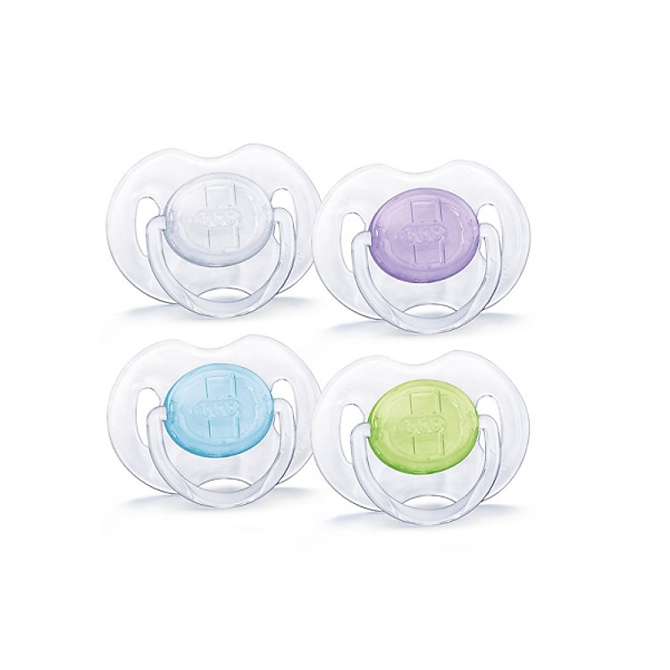Bộ 2 Ty Ngậm Trong Suốt Philips Avent 170.18