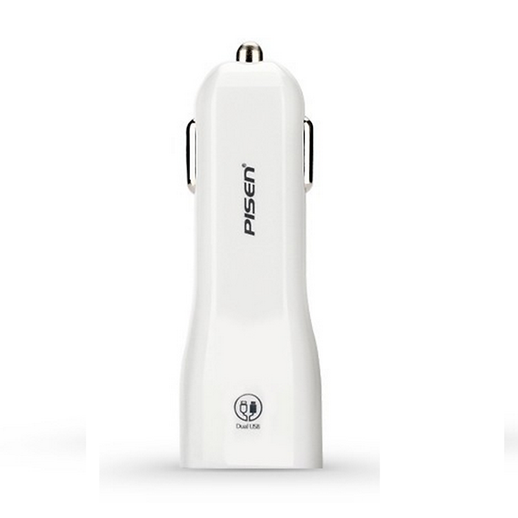 Sạc Xe Hơi Pisen 2 Cổng USB - Hàng Chính Hãng