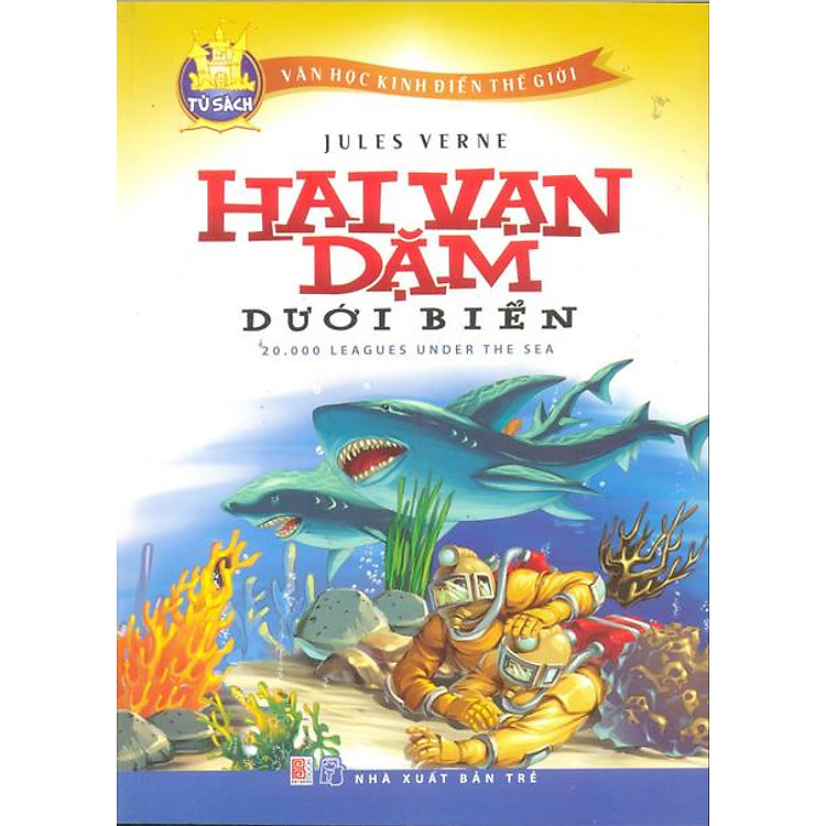 Sách Hai Vạn Dặm Dưới Đáy Biển (Tái Bản)