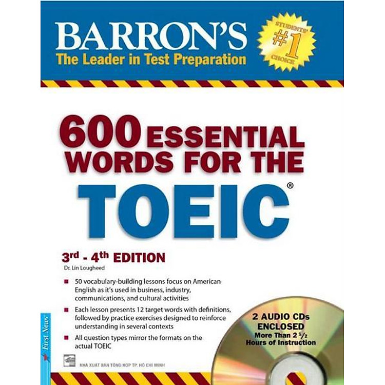 600 Essential Words For The Toeic (3rd - 4th) (Kèm 2 CD)
