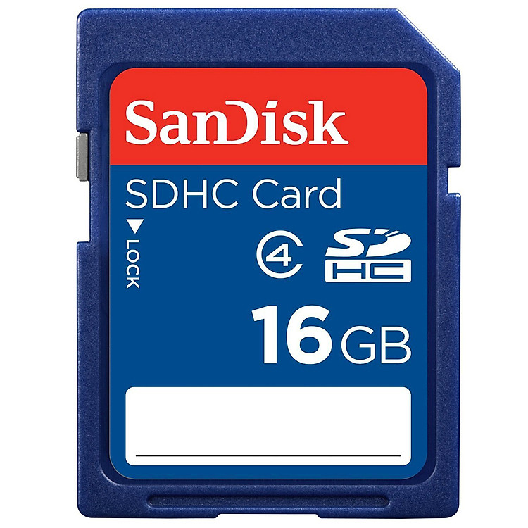 Thẻ Nhớ SD SanDisk 16GB Class 4 - Hàng Nhập Khẩu