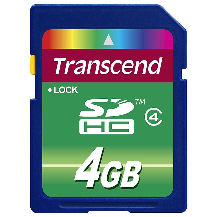 Thẻ Nhớ SD Transcend 4GB Class 4