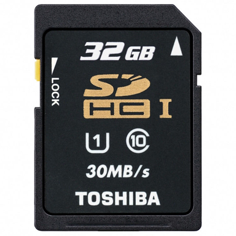 Thẻ Nhớ SDHC Toshiba 32GB Class 10 - 30MB/s