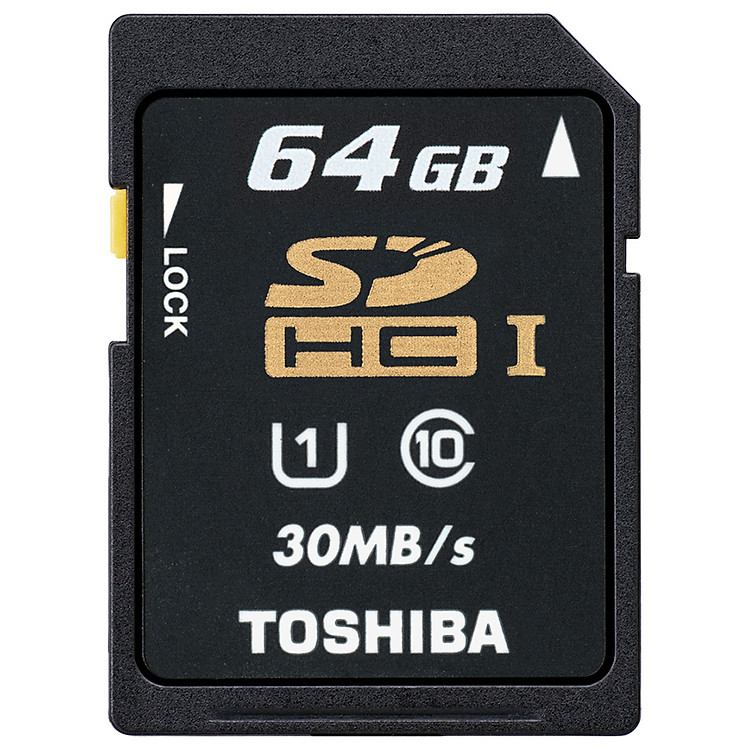Thẻ Nhớ SDHC Toshiba 64GB Class 10 - 30MB/s
