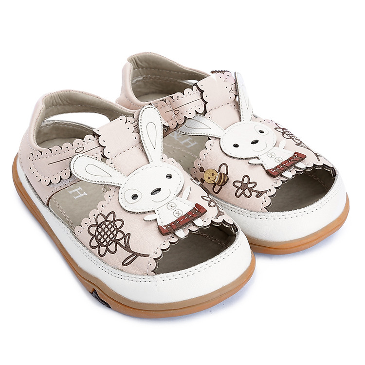 Giày Sandal Bé Gái Họa Tiết Thỏ H&H SDHQT - Hồng Nhạt