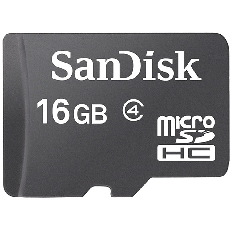 Thẻ Nhớ SanDisk MicroSD Class 4 SDSDQM-016G - Hàng chính hãng