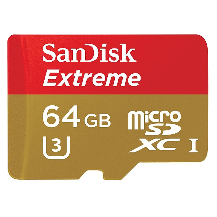 Thẻ Nhớ microSDXC SanDisk Extreme 64GB UHS-I/U3 - 90MB/s - Hàng Chính Hãng