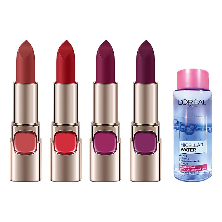 Bộ Son Lì Mượt Môi L'oreal Paris Women's Day