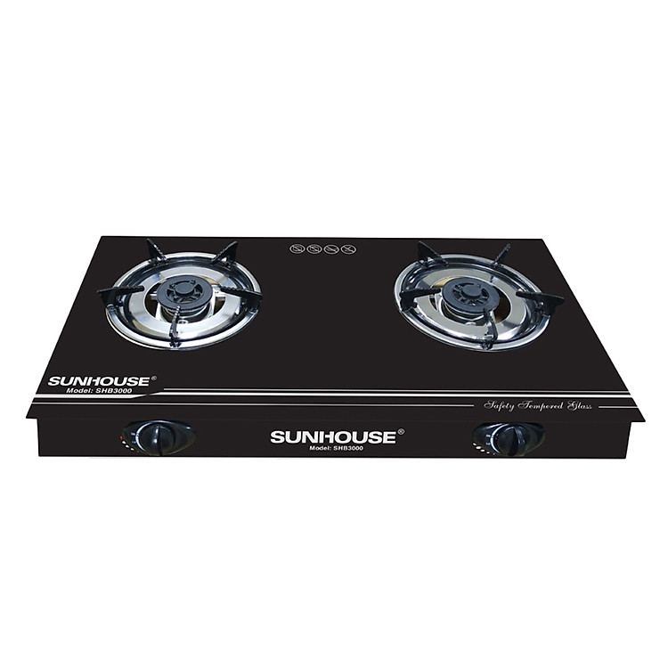 Bếp Gas Dương Đôi Sunhouse SHB3000 - Đen - Hàng chính hãng